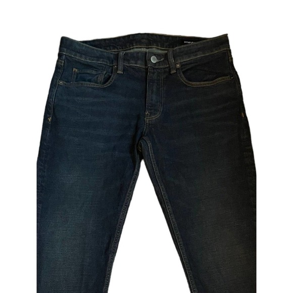 Bonobos Jeans Mens 32 x 32.5 Blue Slim Fit Cotton Stretch Dark Wash - Picture 2 of 9